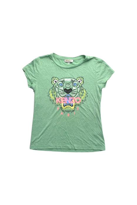 A Green Short Sleeve T Shirts from Kenzo in size 8Y for girl. (Front View)