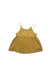 A Yellow Sleeveless Tops from Bonpoint in size 4T for girl. (Front View)