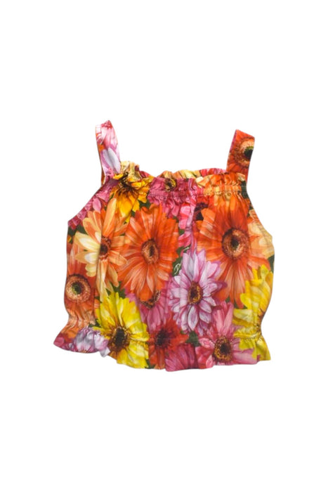 A Multicolour Sleeveless Tops from Dolce & Gabbana in size 6T for girl. (Front View)