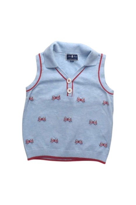 A Blue Sleeveless Polos from Nicholas & Bears in size 3T for boy. (Front View)