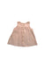 A Peach Sleeveless Dresses from Bonpoint in size 0-3M for girl. (Back View)