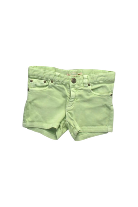 A Green Shorts from Bonpoint in size 4T for girl. (Front View)
