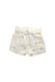 A White Shorts from Bonpoint in size 3-6M for girl. (Front View)
