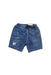 A Blue Shorts from Denim Dungaree in size 5T for boy. (Front View)