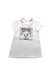 A White Short Sleeve Dresses from Moschino in size 18-24M for girl. (Front View)