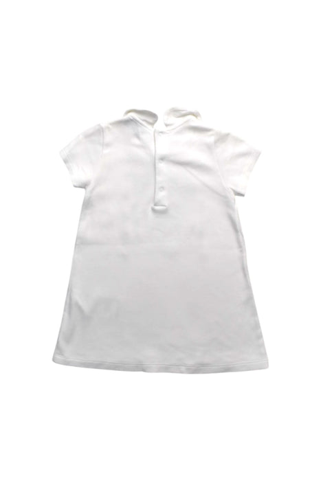 A White Short Sleeve Dresses from Moschino in size 18-24M for girl. (Back View)