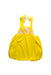 A Yellow Overall Shorts from Stella McCartney in size 6-12M for girl. (Back View)