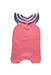 A Pink Sleeveless Rompers from The Bonnie Mob in size 3-6M for girl. (Back View)