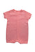 A Red Short Sleeve Rompers from Petit Bateau in size 12-18M for girl. (Back View)