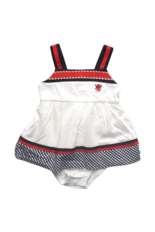 A White Sleeveless Dresses from Nicholas & Bears in size 0-3M for girl. (Front View)