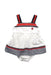 A White Sleeveless Dresses from Nicholas & Bears in size 0-3M for girl. (Front View)