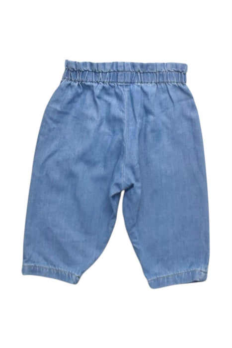 A Blue Casual Pants from Bonpoint in size 6-12M for girl. (Back View)