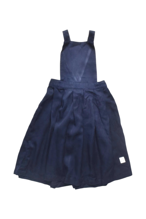 A Navy Overall Dresses from Molo in size 3T for girl. (Front View)