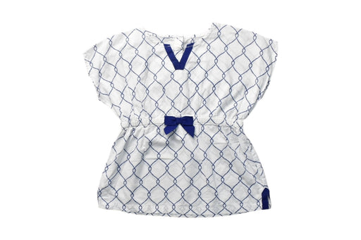 A White Short Sleeve Tops from Janie & Jack in size 2T for girl. (Front View)