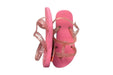 A Pink Sandals from Havaianas in size 6T for girl. (Front View)