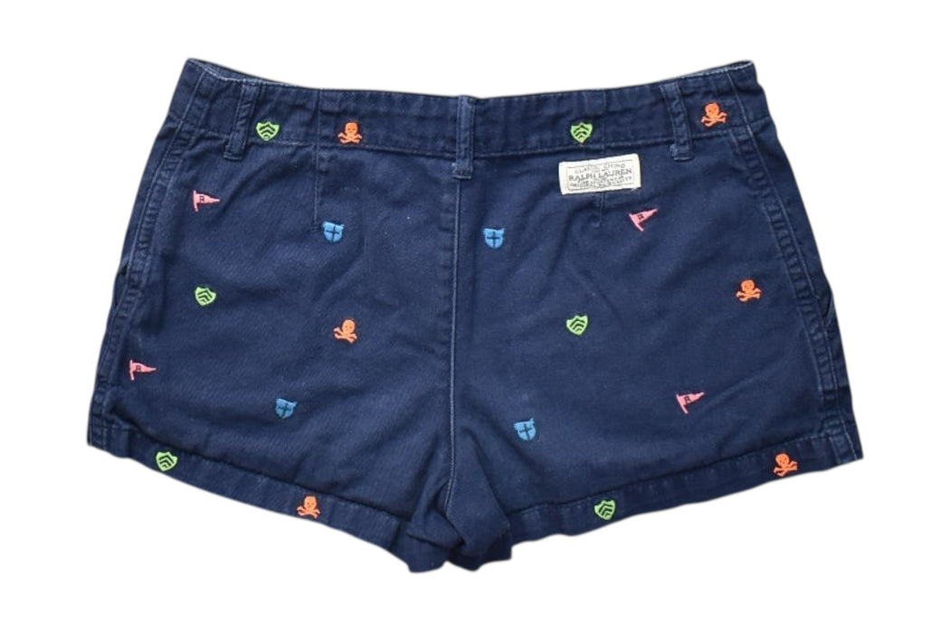 A Navy Shorts from Ralph Lauren in size 10Y for girl. (Back View)
