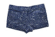 A Navy Shorts from Gingersnaps in size 2T for girl. (Front View)