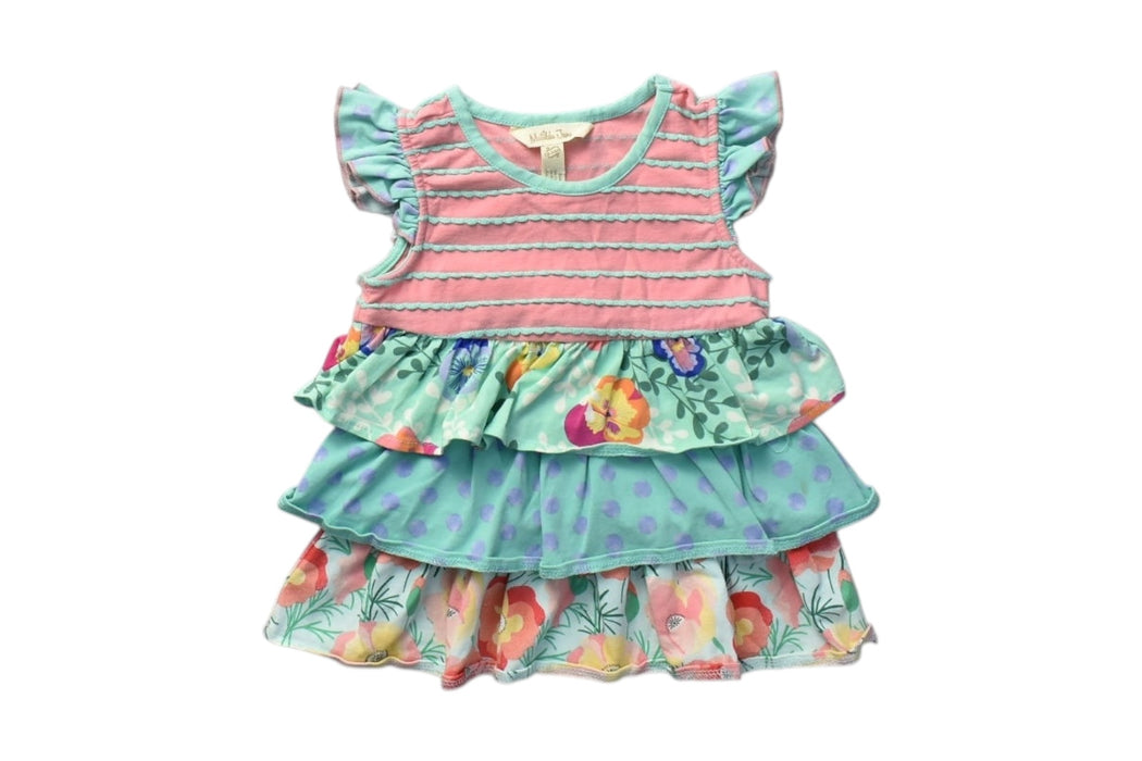 A Multicolour Sleeveless Dresses from Matilda Jane in size 18-24M for girl. (Front View)
