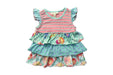 A Multicolour Sleeveless Dresses from Matilda Jane in size 18-24M for girl. (Front View)