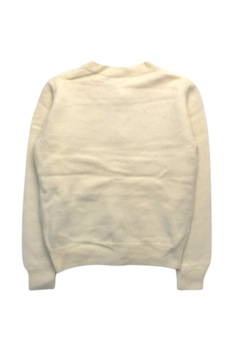 A Ivory Cardigans from Bonpoint in size 10Y for girl. (Back View)