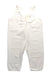 A White Long Overalls from Our Mini Nature in size 4T for girl. (Back View)
