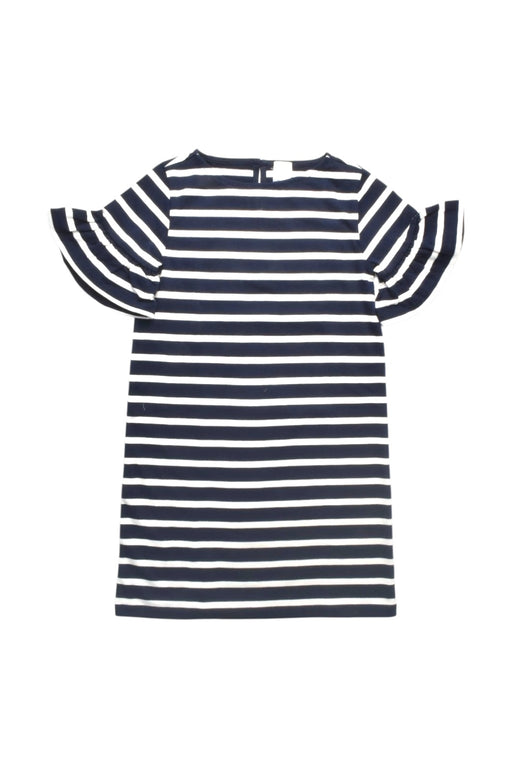 A Navy Short Sleeve Dresses from Crewcuts in size 5T for girl. (Front View)