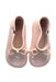 A Pink Rain Boots from Mini Melissa in size 4T for girl. (Back View)