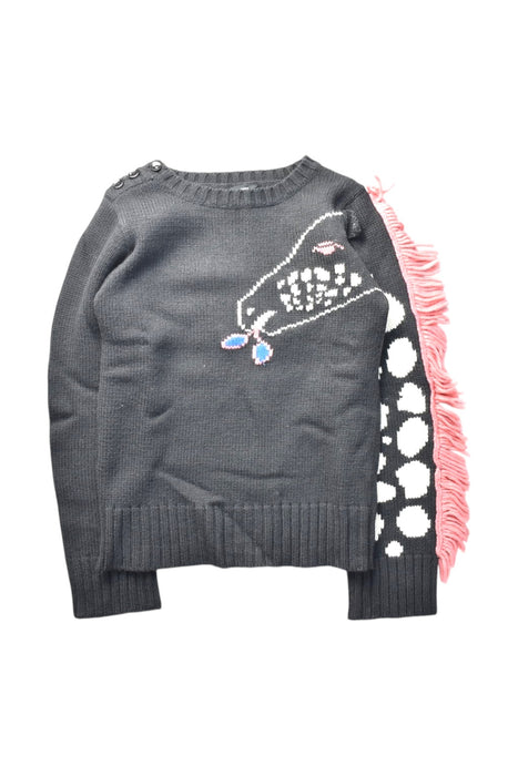 A Black Long Sleeve Tops from Little Marc Jacobs in size 10Y for girl. (Front View)