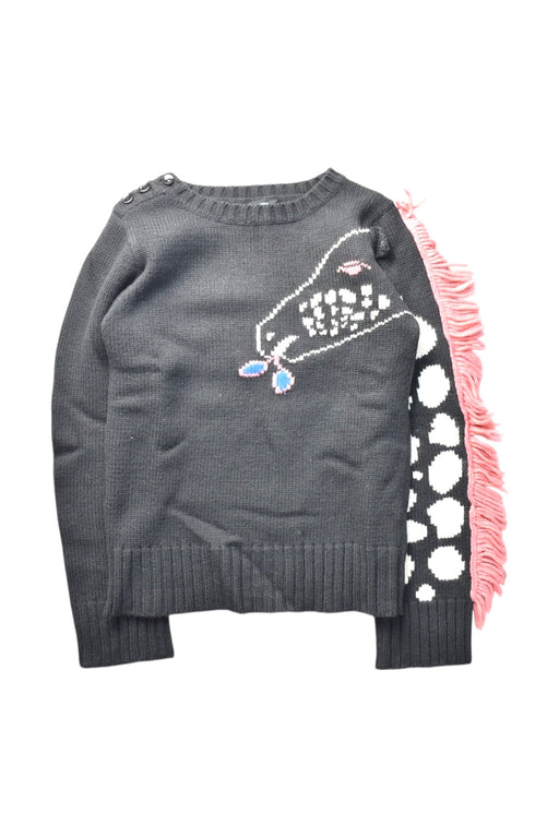 A Black Long Sleeve Tops from Little Marc Jacobs in size 10Y for girl. (Front View)