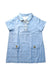 A Blue Short Sleeve Dresses from Bonpoint in size 3T for girl. (Front View)