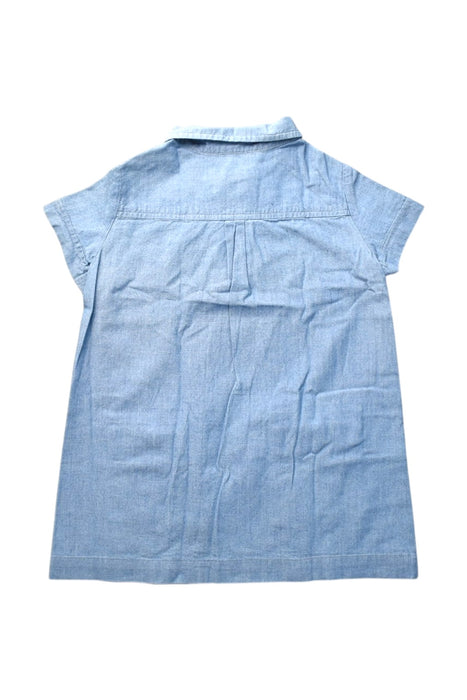 A Blue Short Sleeve Dresses from Bonpoint in size 3T for girl. (Back View)