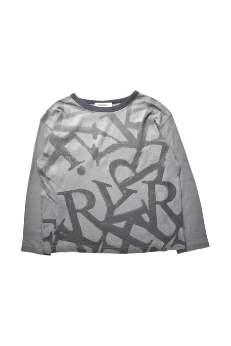 A Grey Long Sleeve T Shirts from Rykiel Enfant in size 6T for boy. (Front View)