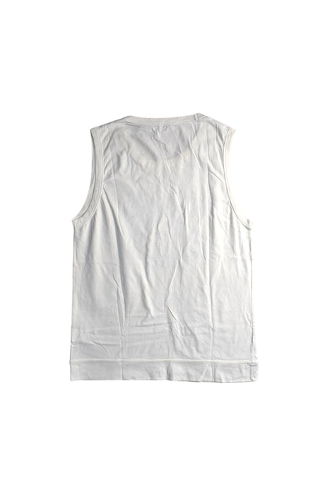 A White Sleeveless T Shirts from Dolce & Gabbana in size 14Y for boy. (Back View)