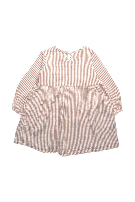 A Pink Long Sleeve Dresses from Rylee + Cru in size 4T for girl. (Back View)
