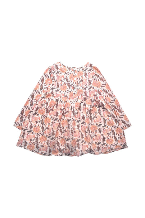 A Multicolour Long Sleeve Dresses from Louise Misha in size 6T for girl. (Back View)