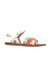 A Multicolour Sandals from Pom d’Api in size 4T for girl. (Front View)