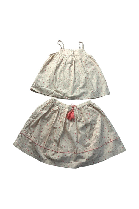 A White Skirt Sets from Wild & Gorgeous in size 10Y for girl. (Back View)