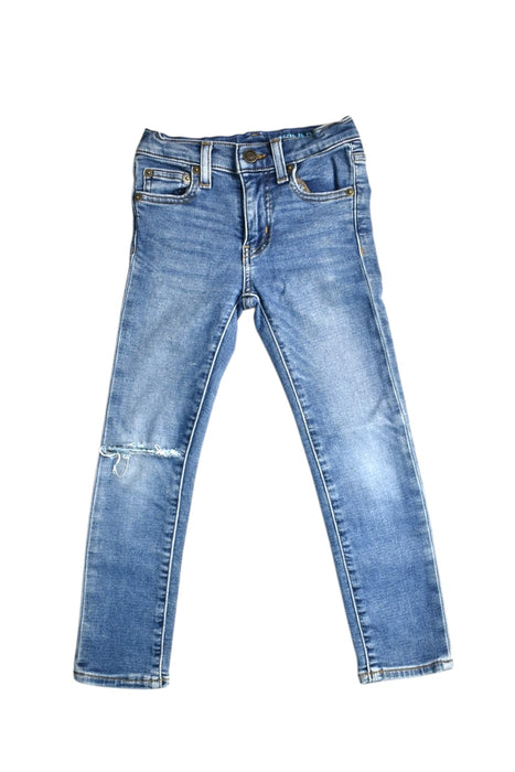 A Blue Jeans from Crewcuts in size 5T for boy. (Front View)