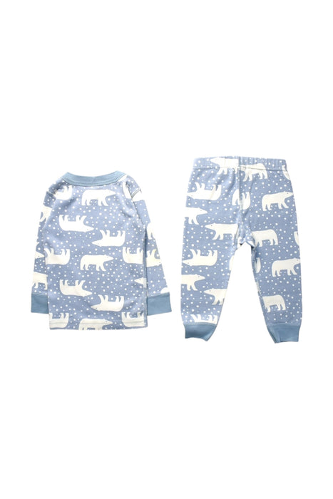 A Blue Pyjama Sets from Hanna Andersson in size 2T for boy. (Back View)