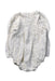 A White Long Sleeve Rompers from Nothing Fits But in size 6-12M for girl. (Front View)