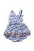 A White Sleeveless Rompers from Classic Whimsy in size 18-24M for girl. (Back View)