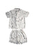 A White Pyjama Sets from Petite Plume in size 4T for girl. (Back View)