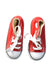 A Red Sneakers from Converse in size 3T for boy. (Back View)