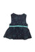 A Navy Sleeveless Tops from Cyrillus in size 3T for girl. (Back View)