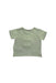 A Green Short Sleeve T Shirts from Purebaby in size 6-12M for boy. (Back View)