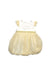A White Sleeveless Dresses from Le Petit Society in size 6-12M for girl. (Front View)