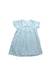A Blue Short Sleeve Dresses from Pigeon Organics in size 2T for girl. (Front View)
