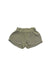 A Taupe Shorts from Seed in size 6-12M for girl. (Front View)