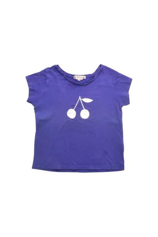 A Purple Short Sleeve T Shirts from Bonpoint in size 4T for girl. (Front View)