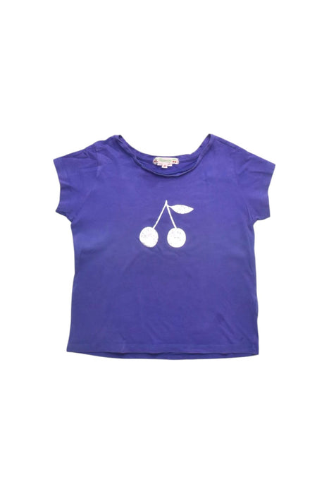 A Purple Short Sleeve T Shirts from Bonpoint in size 4T for girl. (Front View)